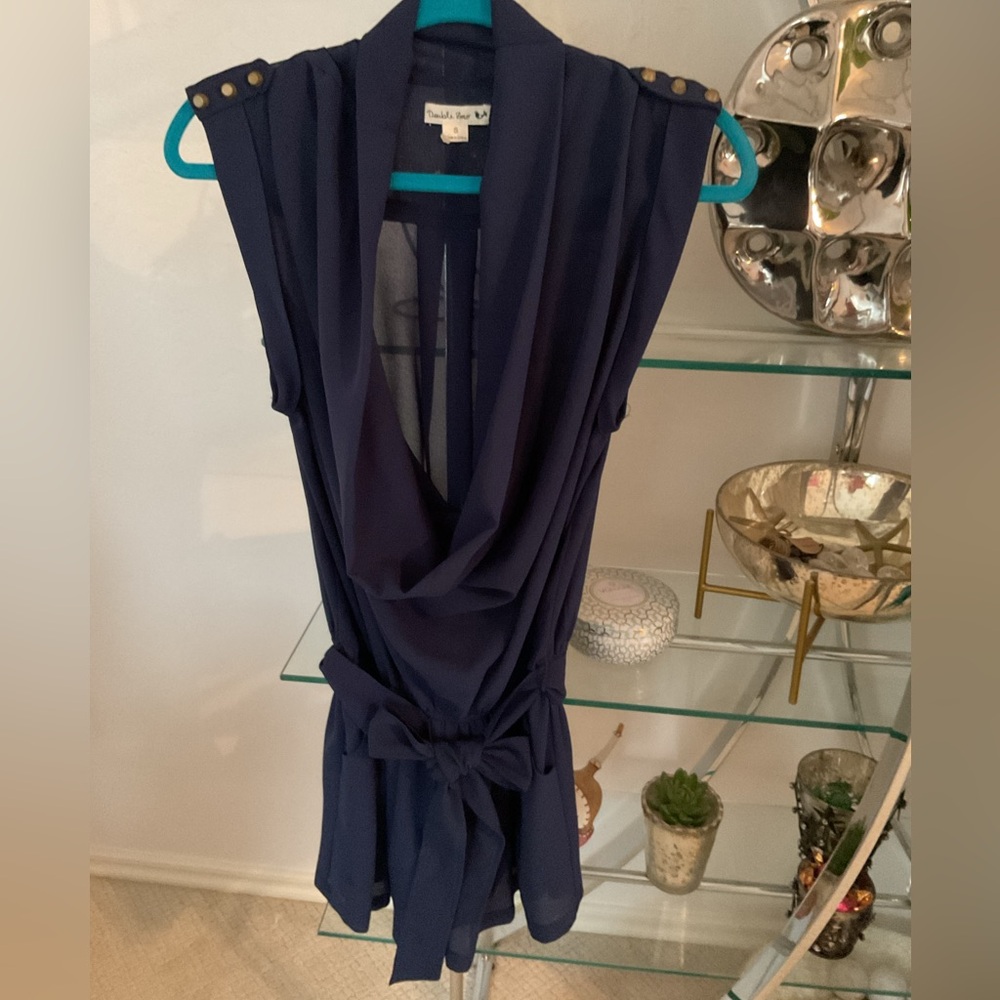 Double Zero navy blue romper